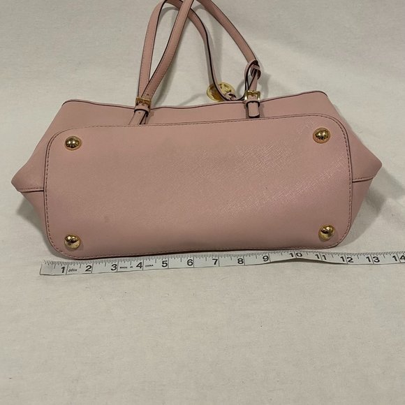 Michael Kors Jet Set Medium Saffiano Leather Tote Pink - Picture 10 of 12